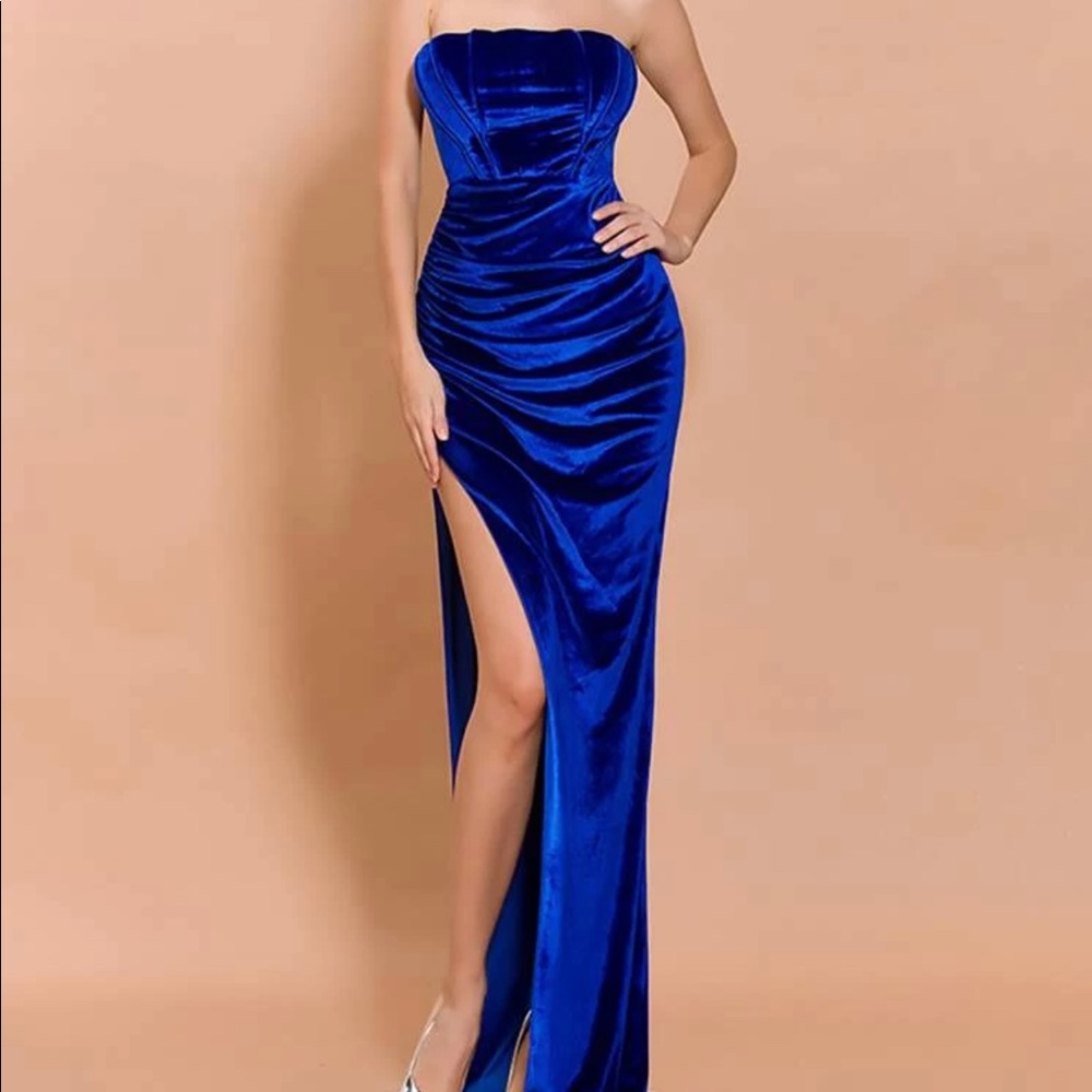 SHEIN Beautiful Royal Blue Gown